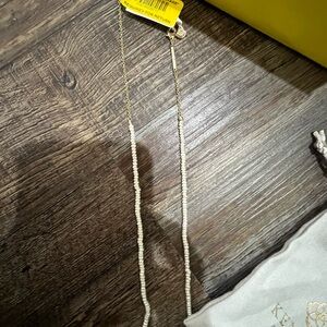 Kendra Scott Elegant Cream Beaded Necklace